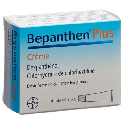 Bepanthen Plus Cream 5% 4 tube 3.5 גרם