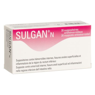 Sulgan-N Supp 10 pièces
