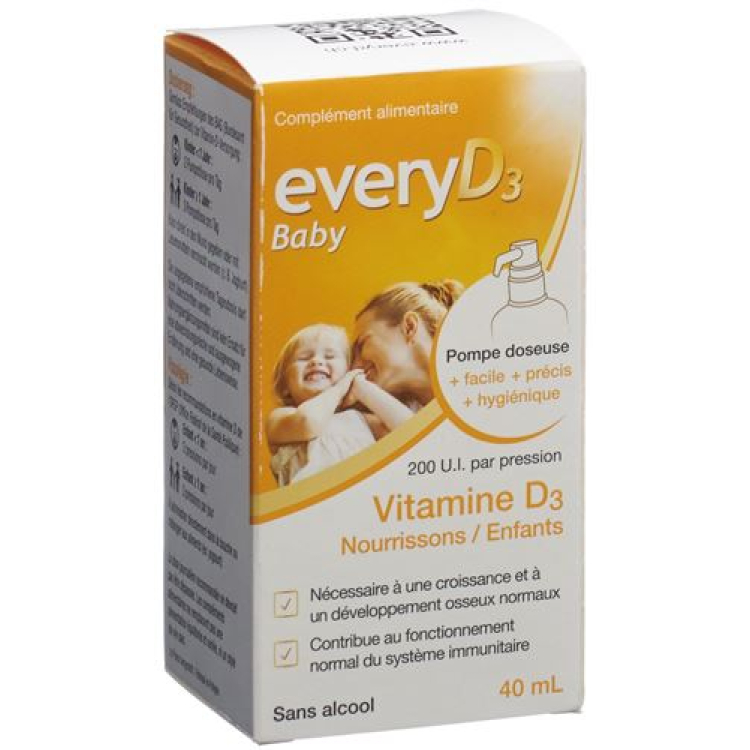 everyD3 Baby 200 IE Säuglinge/Kinder alkoholfrei Fl 40 ml