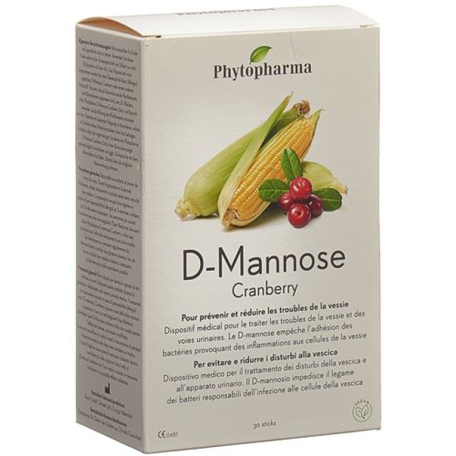Phytopharma D-Mannose Canneberge 30 sticks