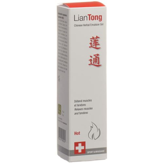 Liantong Chinese Herbal 乳液ジェル Hot Disp 75 ml