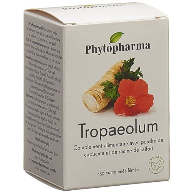 Phytopharma Tropaeolum Filmtabl Ds 150 Stk