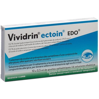 Vividrine ectoïne EDO Gd Opht 10 Monodos 0,5 ml