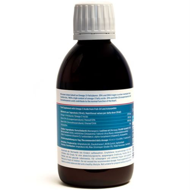 Kingnature Omega-3 Vida tekočina 250 ml