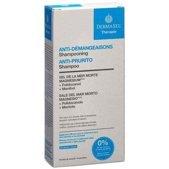 DermaSel Anti-Itch Shampoo Bottle 250 ml