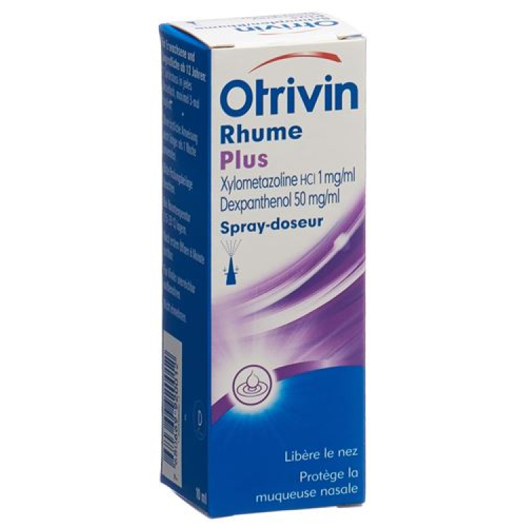 Otrivin rhinitis Plus ספריי מדדים Fl 10 מ"ל