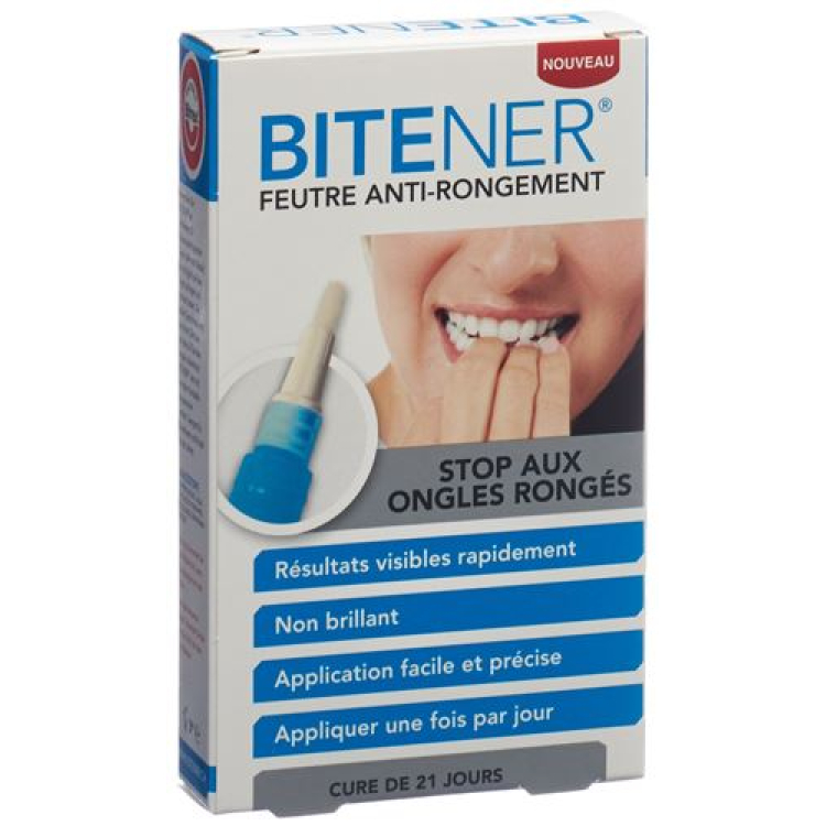 BITENER smeigtukas nuo nagų kramtymo 21 dienos gydymas su Bitrex 3 ml