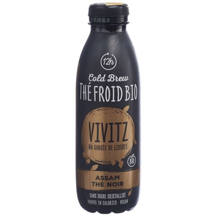 VIVITZ organski ledeni čaj Cold Brewed Black Tea Assam 6 Fl 0,5 lt