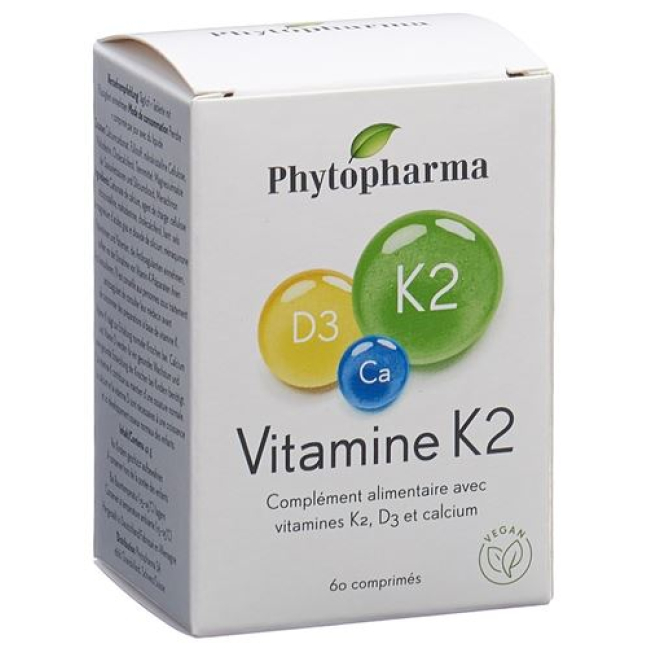 Phytopharma Vitamine K2 60 comprimés