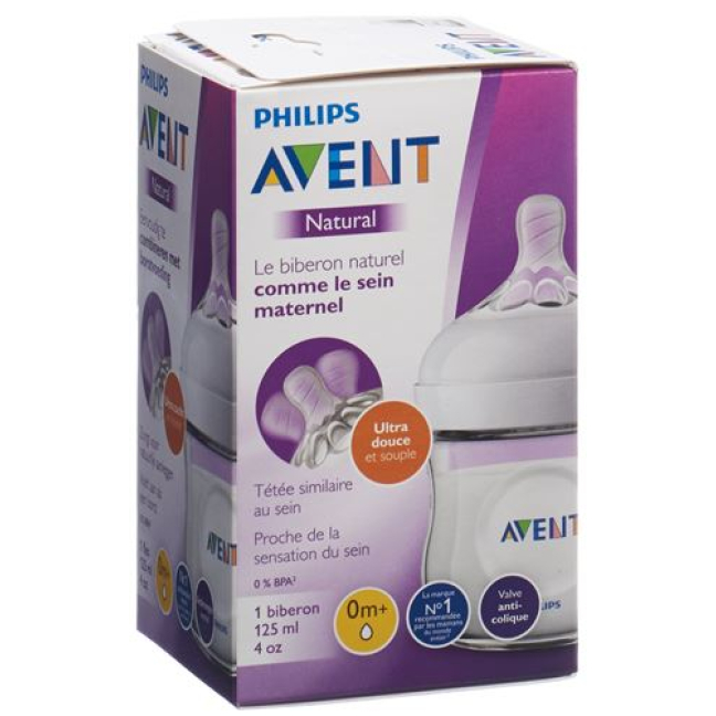 Avent Philips Natural 125 ml flaske