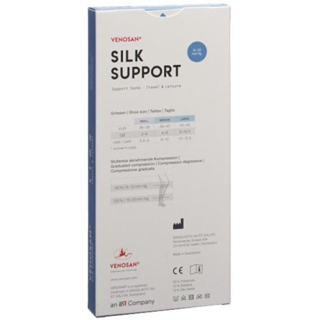 Venosan Silk A-D Wsparcie Skarpety Dżinsy S 1 para