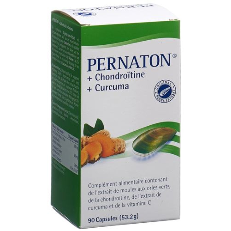 Pernaton Chondroitin + Curcuma Vit C 90 kapsulės