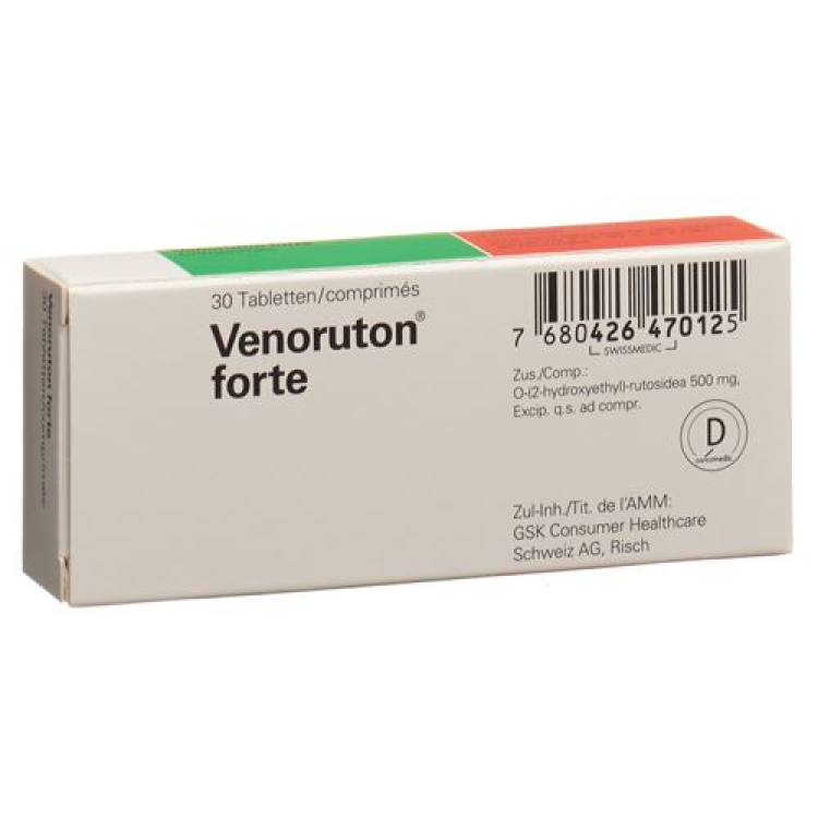 Venoruton forte compresse 500 mg 30 pz