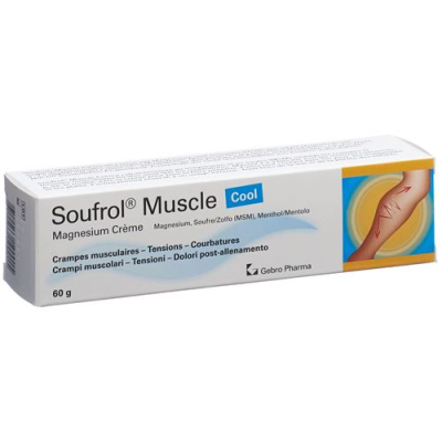 Soufrol Muscle magnesium Cream Cool tube 60 г