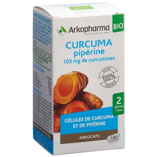 Arkocaps turmeric organic can 130 capsules