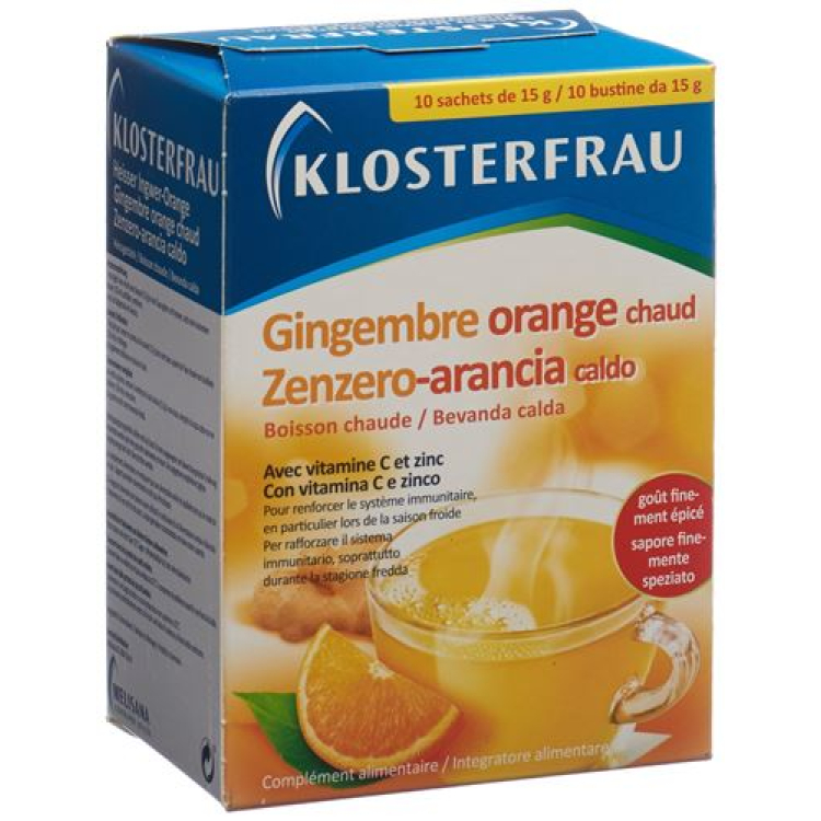 Nun hot drink Hot Ginger-Orange 10 x 15 g