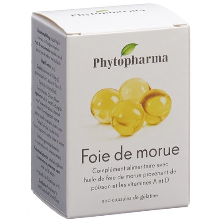 Phytopharma olio di fegato di merluzzo 200 capsule