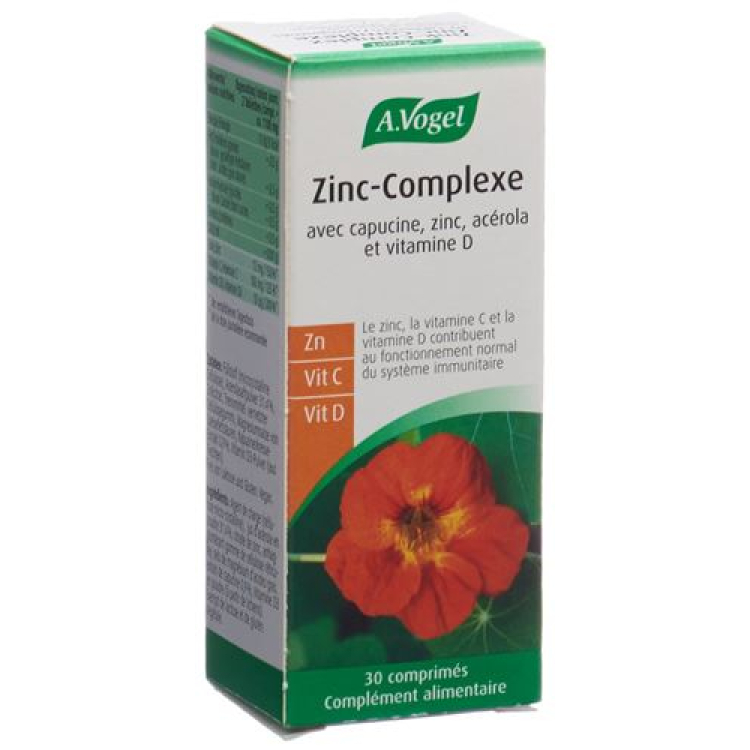 A. Vogel Zinc Complex 30 மாத்திரைகள்