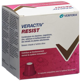 Veractiv resist capsules nespresso 14 pièces