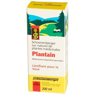 Schoenberger Plantain Medicinal Sap Fl 200 ml