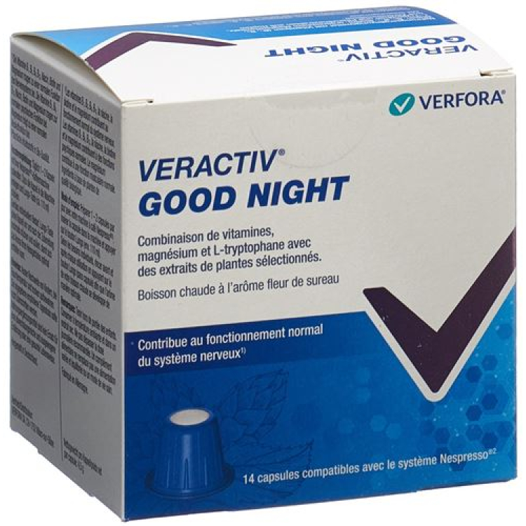 Veractiv Goodnight nespresso capsules 14 pieces