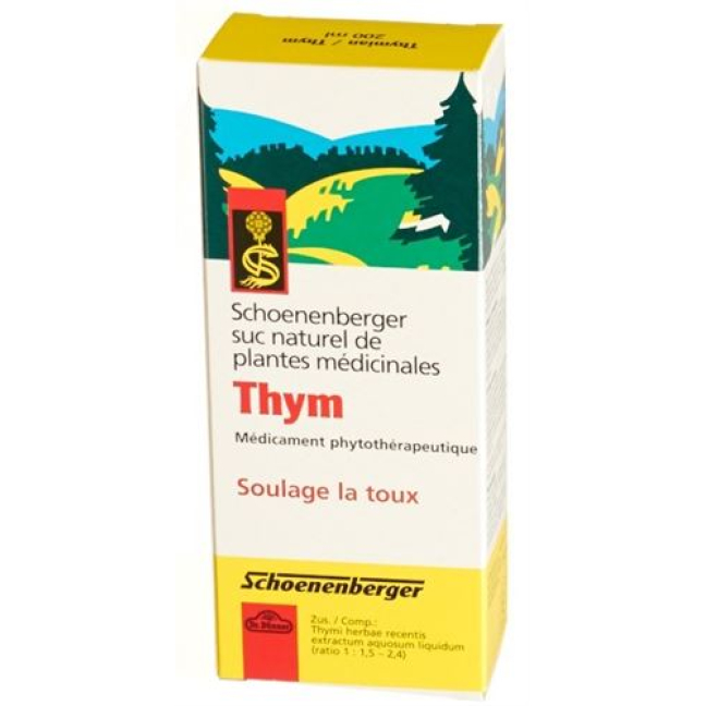 Schoenberger timijan Medicinal Sap Fl 200 ml