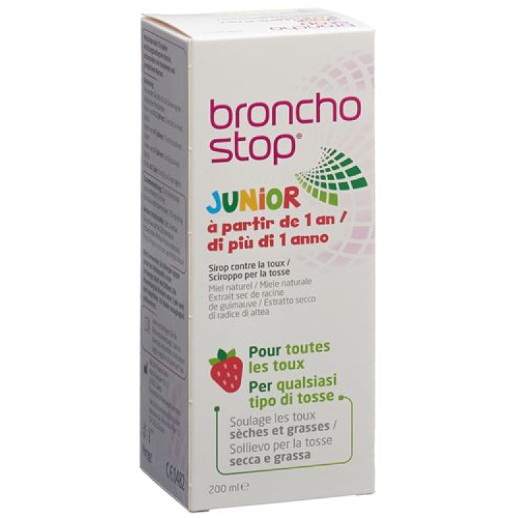 Bronchostop Junior cough syrup Fl 200 ml