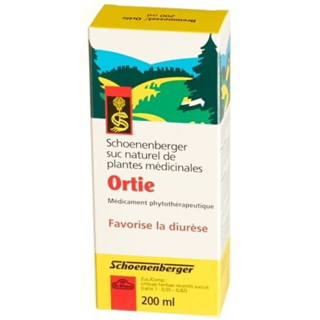 Schoenberger Nettle Juice Medicinal Plants Fl 200 ml
