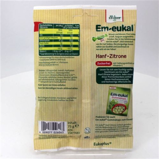 Soldan Em-eukal hemp-lemon sugar-free bag 75 g