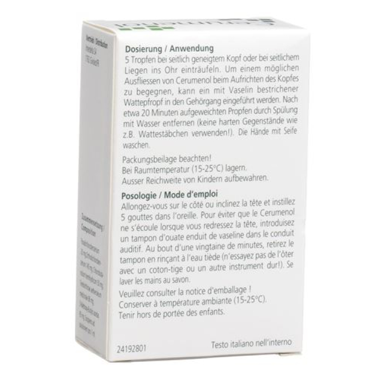 Cerumenol Gtt Auric Steklenička 11 ml