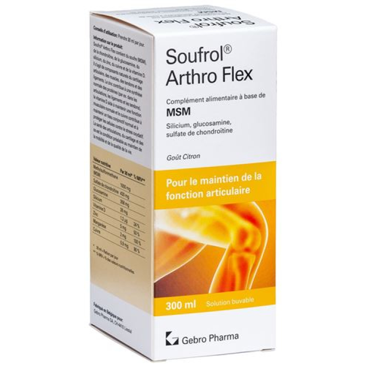 Soufrol arthro Flex uống Lös Fl 300 ml