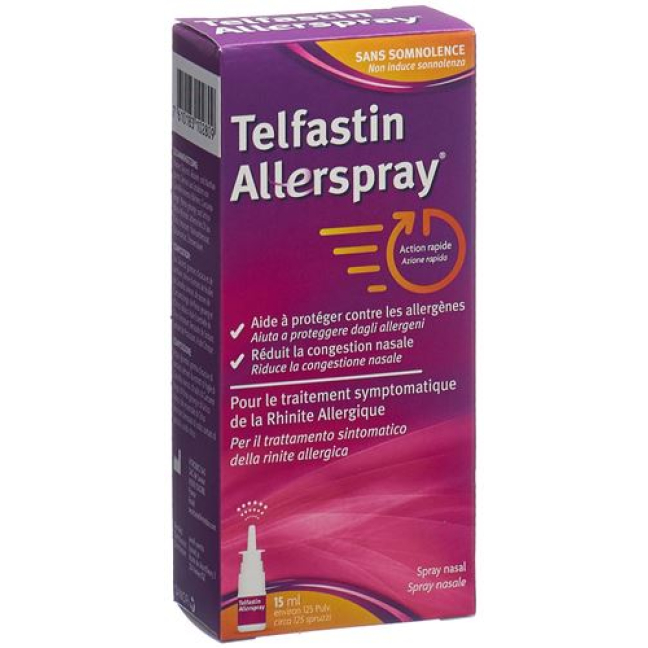 Telfastin Allerspray aerosol nasal Fl 15 ml