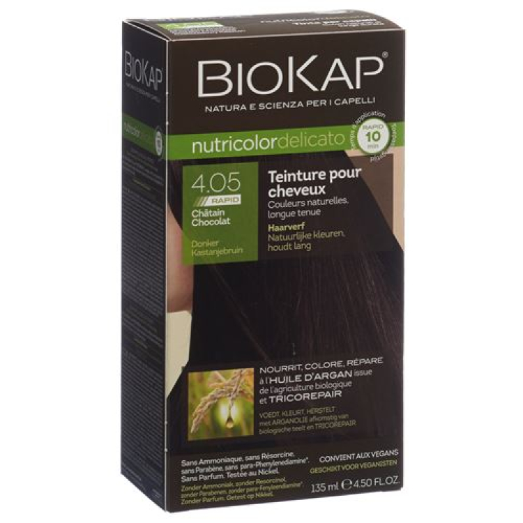 BIOKAP Nutricolor Delicato Rapid Chocolate Maroon 135 ml