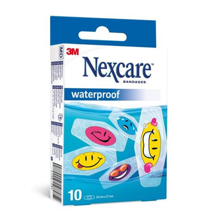 3M Nexcare татуировкасы су өткізбейтін 26 x 57 мм 10 дана