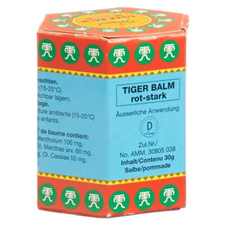 pomada bálsamo de tigre rojo-fuerte bote 19,4 g