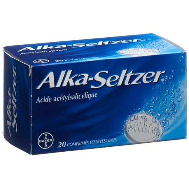შუშხუნა ტაბლეტები Alka Seltzer 10 x 2 ც