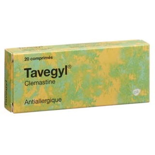 Tavegyl Tabl 1 mg 20 pcs