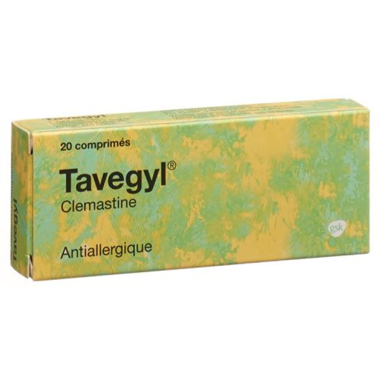 Tavegyl 1 mg 20 tablets