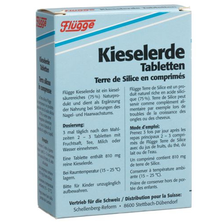 Flügge Terre siliceuse Tabl 60 pcs