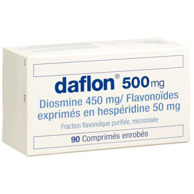 Daflon film-coated tablets 500 mg av 60 st