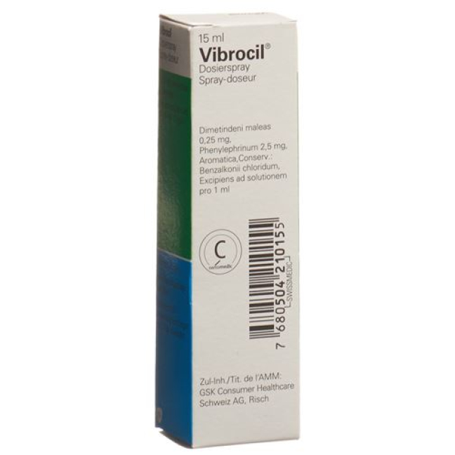 Vibrocil Microdos 15 ml - Relief for Blocked Nose and Runny Nose