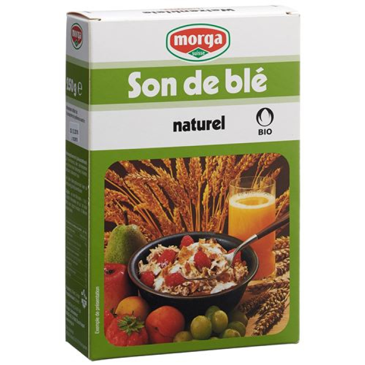 MORGA BIO bug'doy kepagi naturrein kurtak 250 g