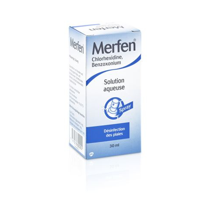 Merfen bezbojna vodena otopina sprej 30 ml