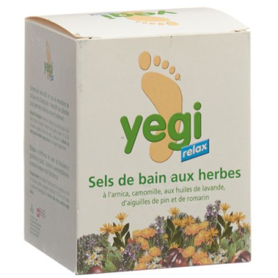 Yegi RELAX Herbal foot bath salts 8 កងវរសេនាតូច 50 ក្រាម។