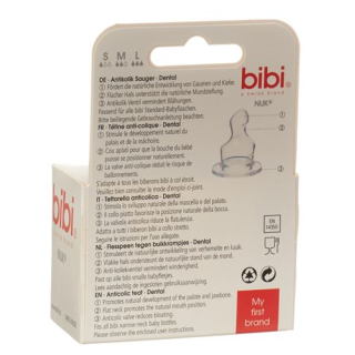 BIBI teat dental silicone for pap duo 6 x 2 pcs