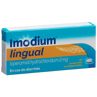 Imodium lingual melting tablet 2 mg 20 pcs
