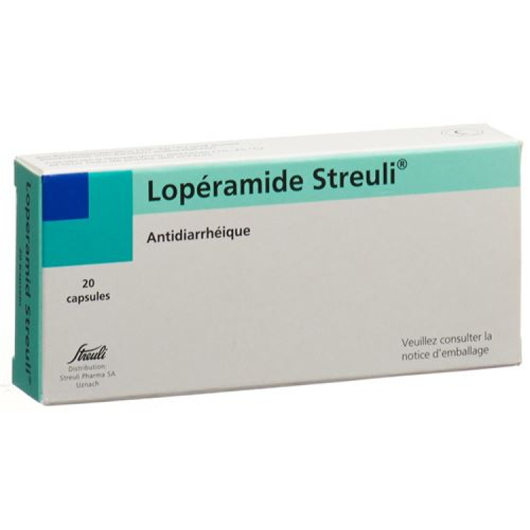 Loperamid Streuli kapsule 2 mg 20 kosov