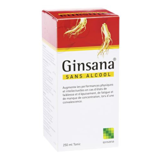 Ginsana Tonic without alcohol bottle 250 ml