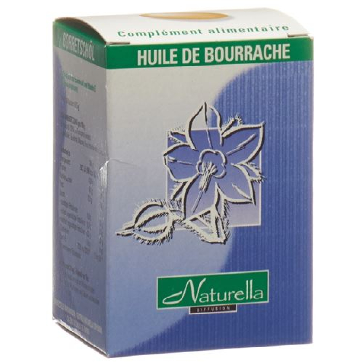 NATURELLA ren borageolie kapsler 500 mg 100 stk