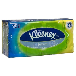 Mouchoirs Kleenex Balsam 12 x 9 unités